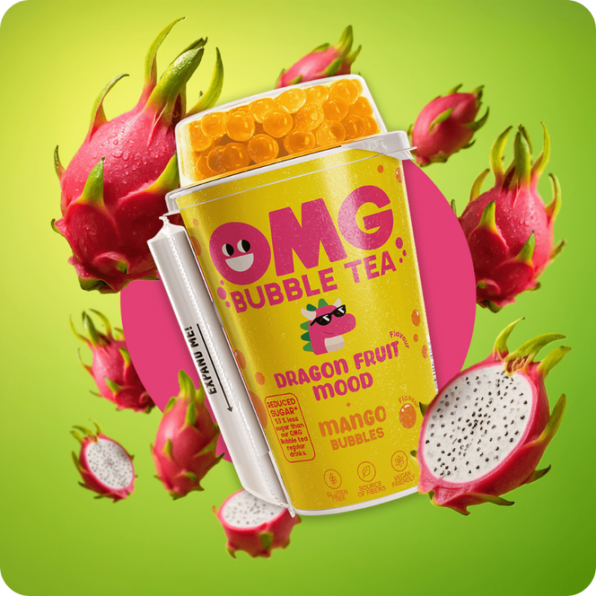 Dragonfruit Mood Bubble Tea
