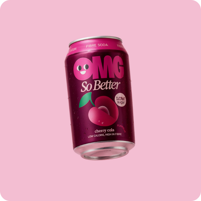 Cherry Cola Fibre Soda